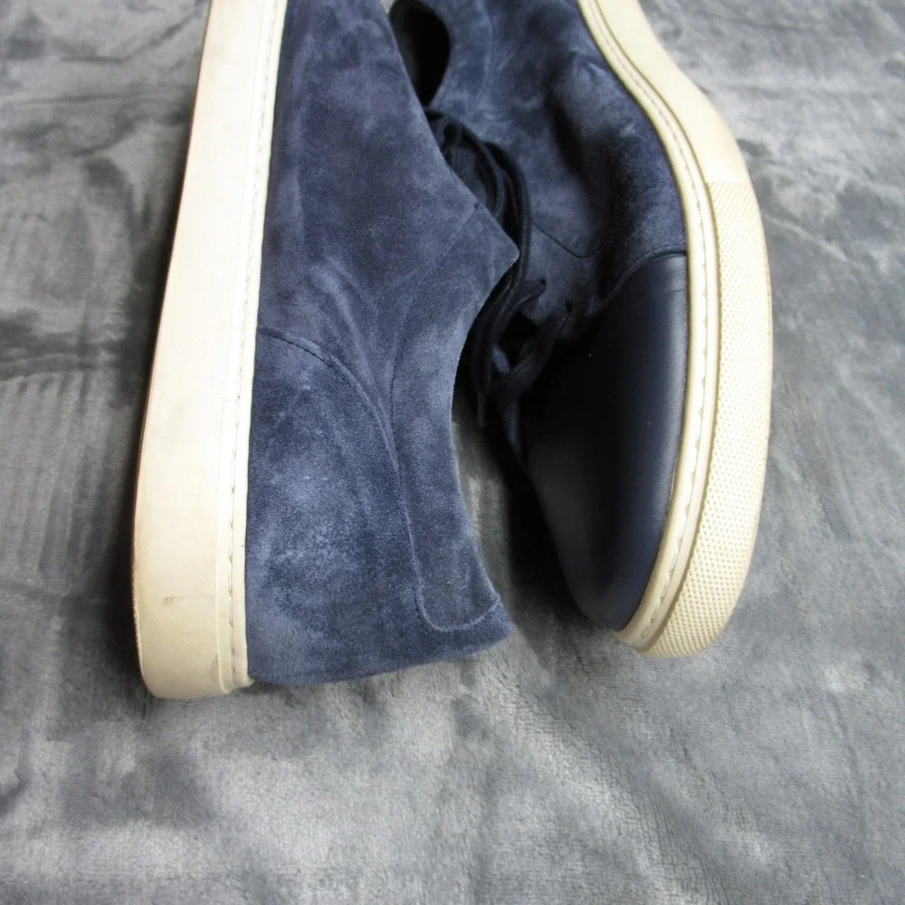 Allen Edmonds Shoes Mens 11.5 Blue Suede Cooper Port Washington Casual Courtside